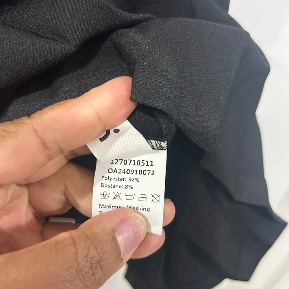 NWT Commense Metal Button Pleated Tank Dress - Picture 6 of 7